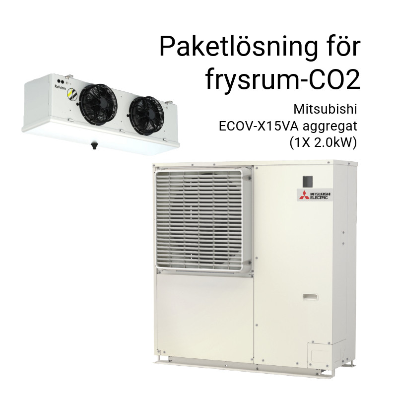 MITSUBISHI PAKETLÖSNING CO2 FRYS (1 X 2.0KW)