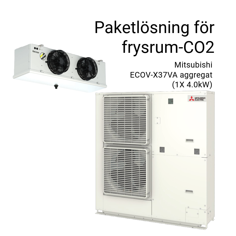 MITSUBISHI PAKETLÖSNING CO2 FRYS (1 X 4.0KW)