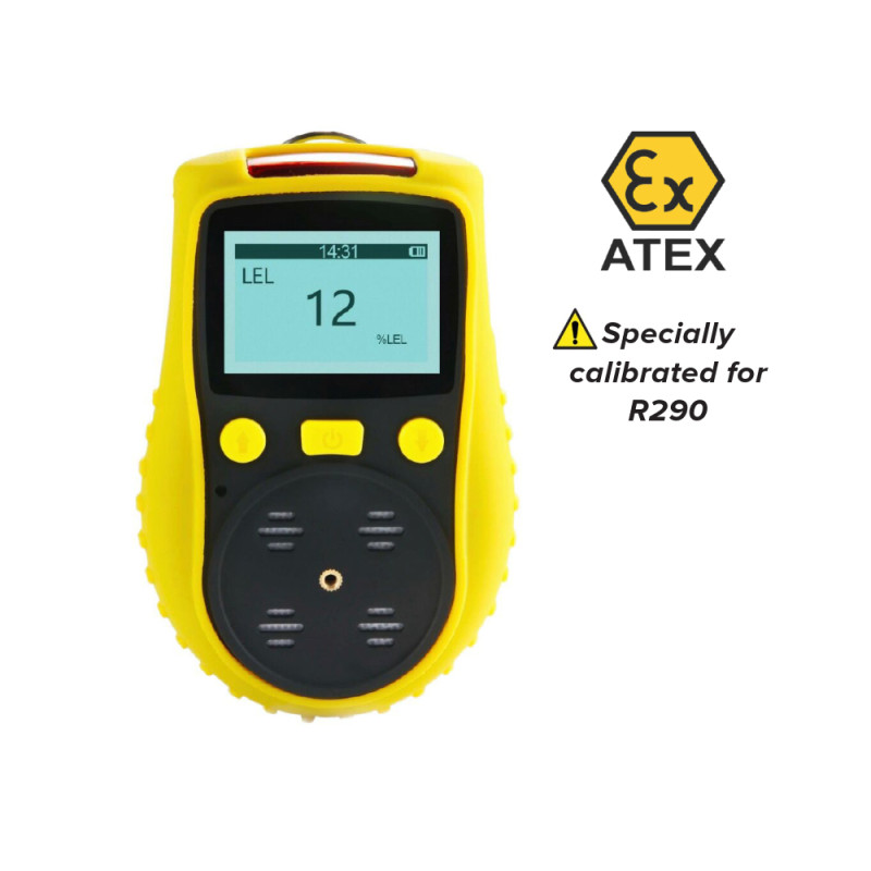 GASLARM 290 LINSTRUMENT YT-1200H-S-R290 PORTABEL ATEX-CERT.